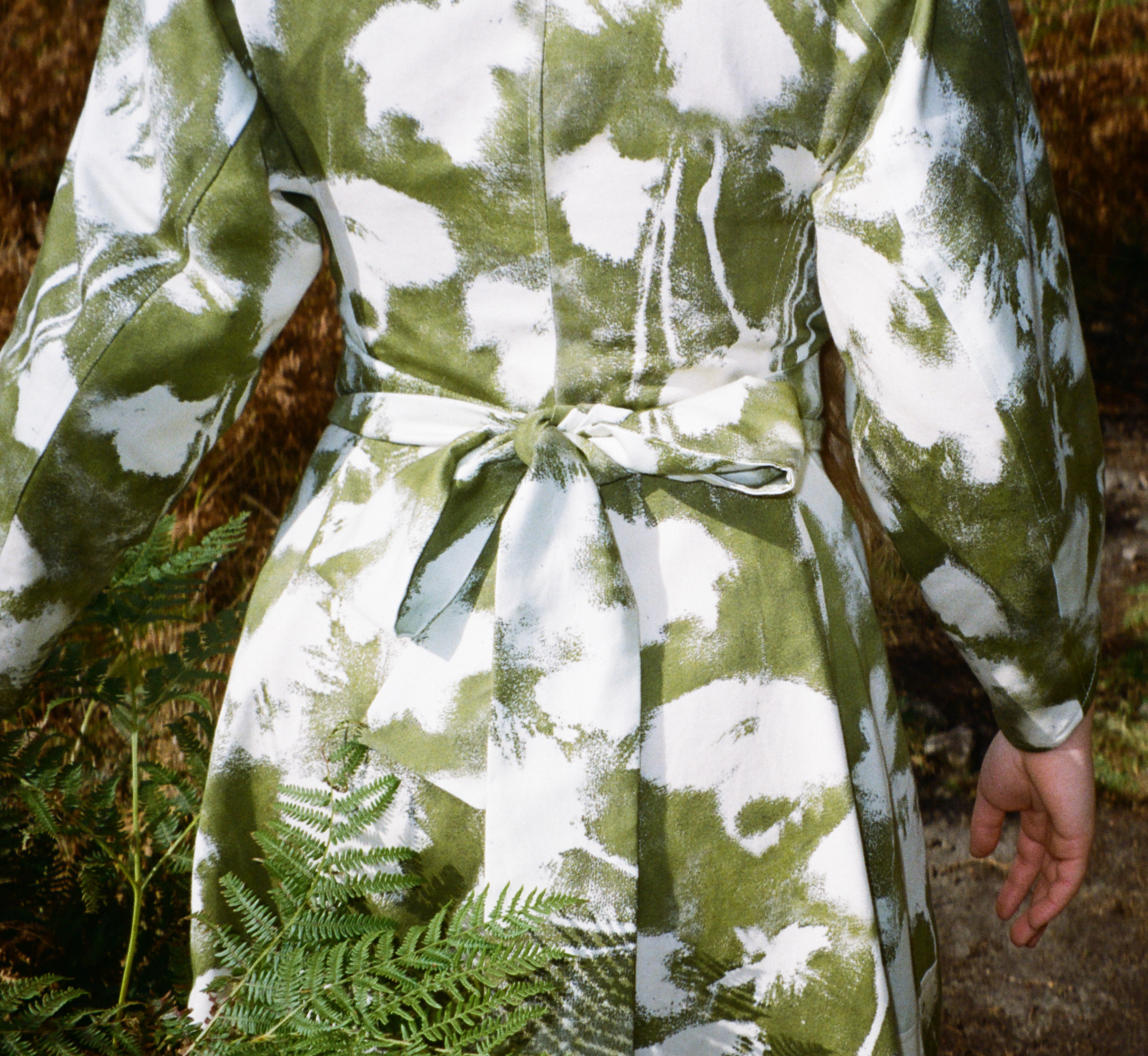 Hesketh Frances Dress Sage/Ivory