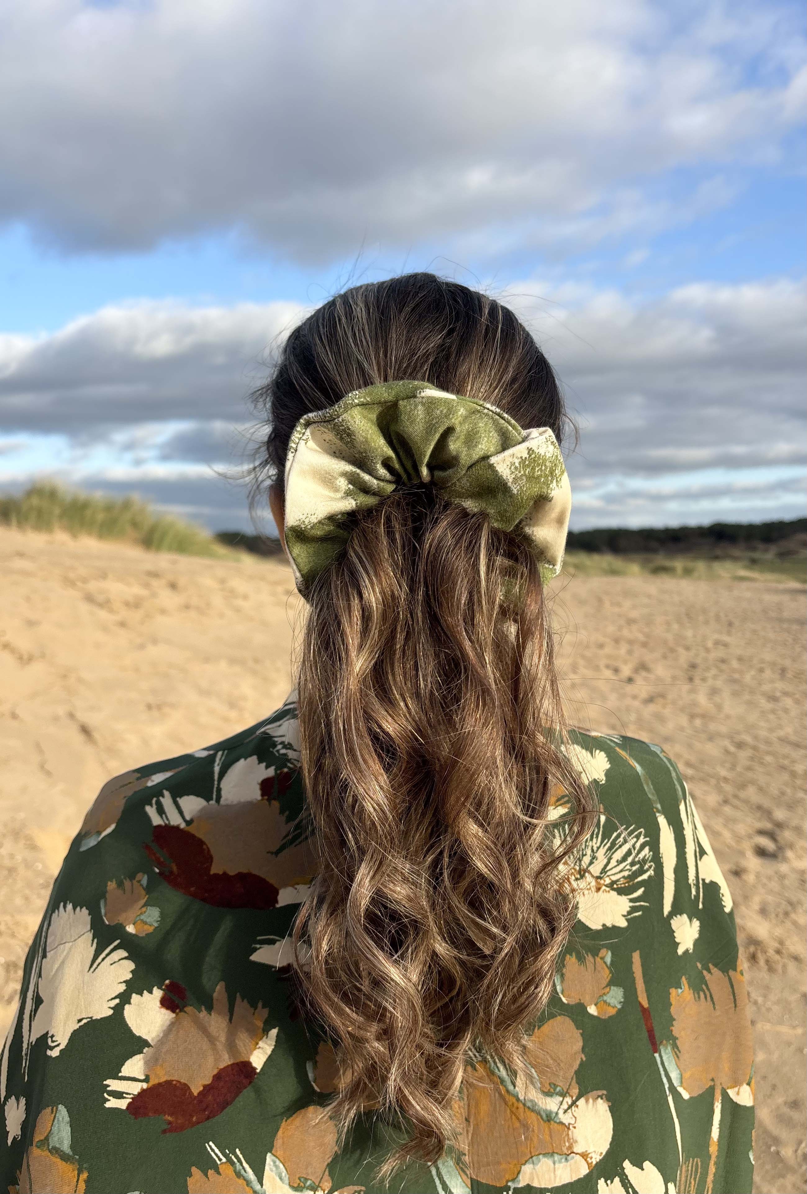 x2 Cotton Scrunchie Set