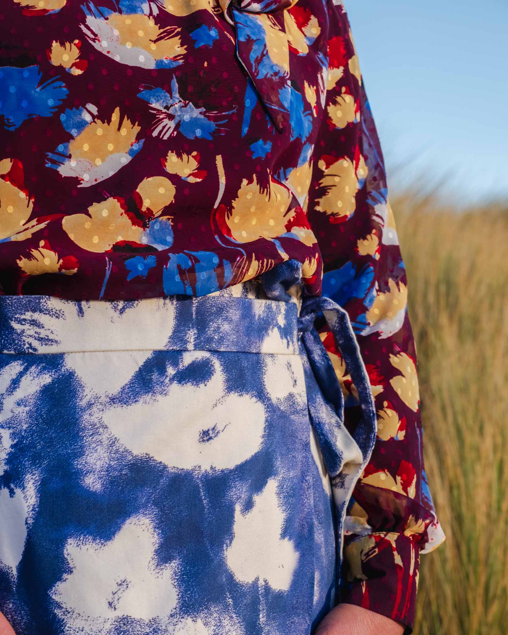 Hesketh Clara Cotton Wrap Skirt